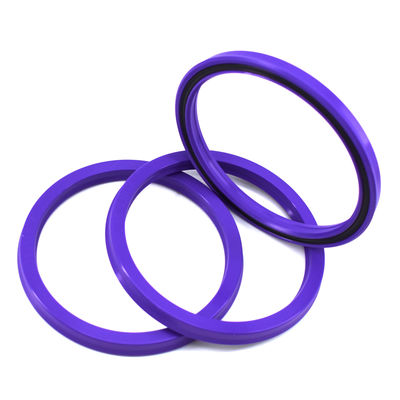 Sceaux principaux de cylindre hydraulique Double lèvre Sceaux de canne violette Sceaux de canne de cylindre
